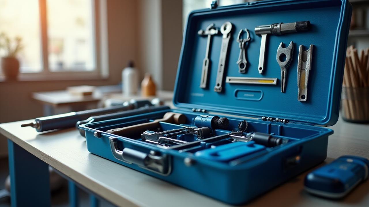 Professzionális szerszámosláda és felszerelés